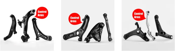 Control Arm Types   Durable Front Passenger Lower & Upper Suspension Parts